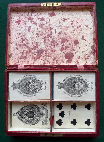 Antique victorian red leather - victorian,