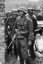 German soldiers in summer
