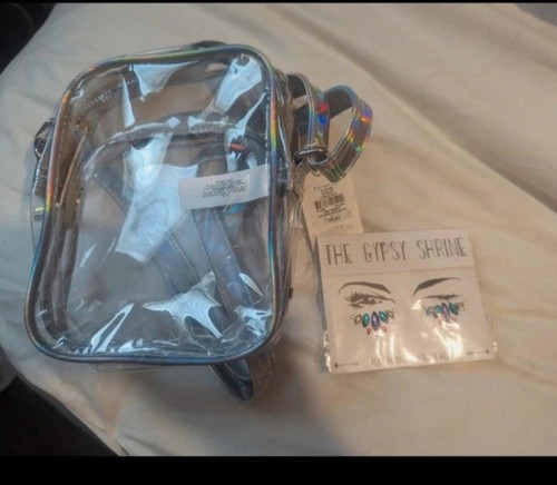 Clear bag with eye jewels - eye,