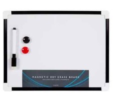 A4 Magnetic Whiteboard Dry Wipe White Board Office Home Memo Notice Small Eraser