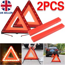 2 x Large Warning Car Triangle