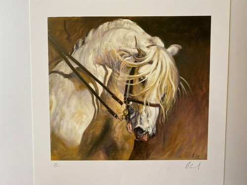 Horse equestrian art print - art,