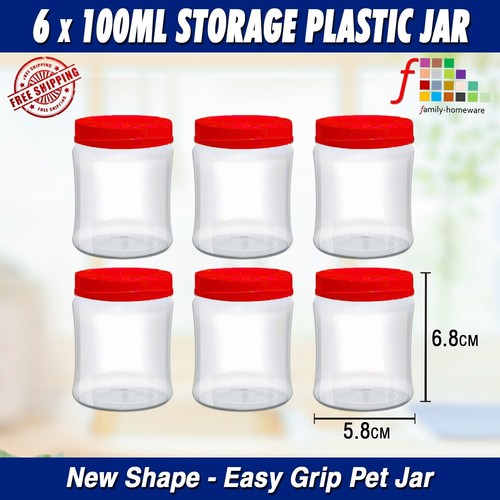 Plastic storage jars screw - plastic, |