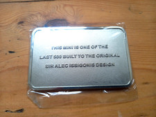 Classic Mini Cooper Sport Last 500 Dashboard Badge Plaque Rare Rover S Works Mpi