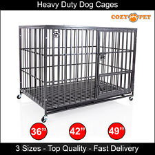 Heavy Duty Dog Cage By Cozy Pet Steel Crate Vet Groomers Commercial Use Kennel