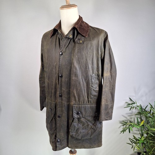 Barbour border wax jacket mens - wax,