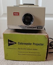 2x Slide Projectors Boots Colourmaster & Prinz Lowline 300 Projector 
