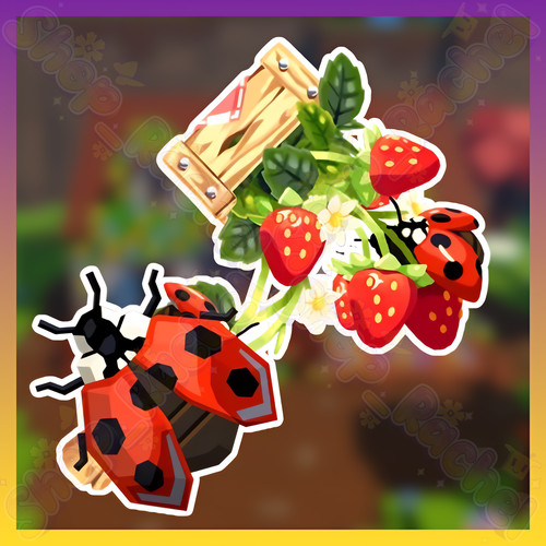 Strawberry fields set - strawberry,