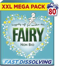 Washing Powder 4.4Kg, 80 Washes, for Sensitive Skin, with Anti-Residue Technolog