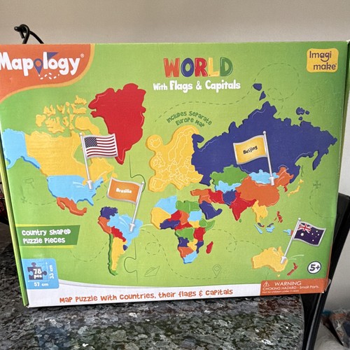 Mapology world map - world, jigsaw