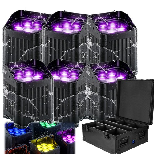 7x20w rgbwa battery powered - 7x20w,