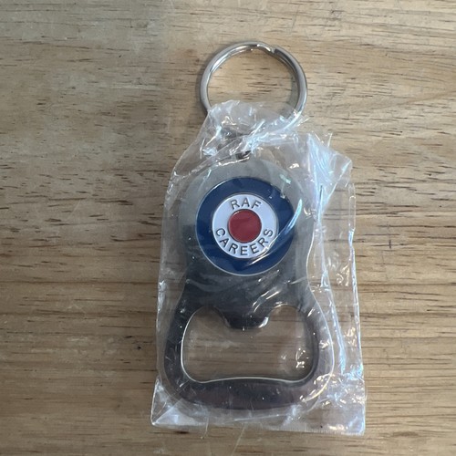 Vintage old keyring metal raf - keyring,