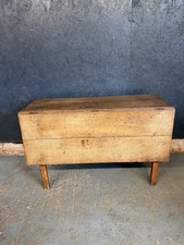 Antique Table Oak Plank Top