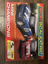 MICRO SCALEXTRIC Mini Champions  SET-  1:64 Scale- WORKING