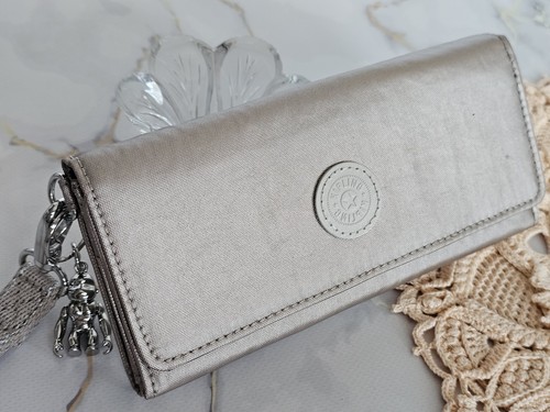 Kipling metallic beige purse - metallic,