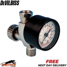DeVilbiss HAV-501-B – Air Pressure Regulator with Gauge for Spray Guns PC