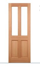 OD External Hardwood Malton Frosted Glazed Door 33x78"x44mm