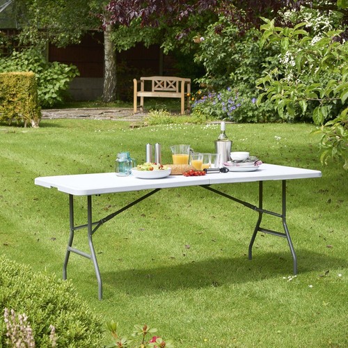 Folding plastic table 6ft - table,