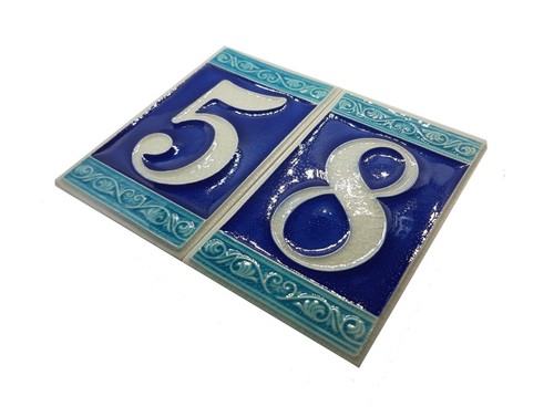 Hand painted rome - rome, blue
