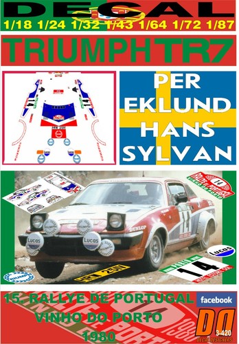 Decal triumph tr7 per - triumph,