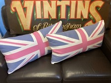 Set Of 2 PINK  UNION JACK
