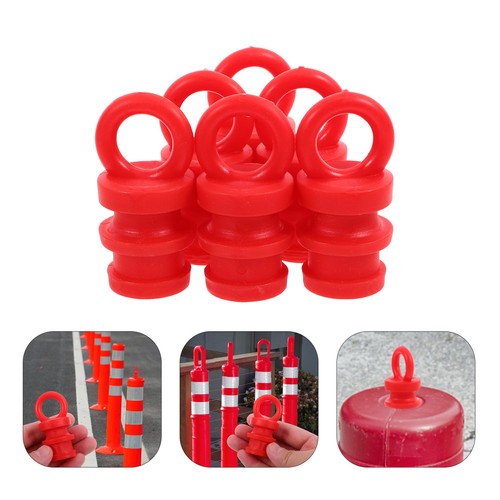 6pcs warning column caps end - warning,