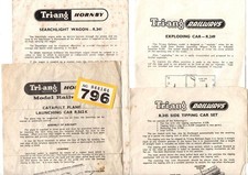 5 Tri-ang Hornby instructions