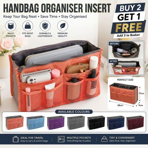 Women handbag organiser insert - organiser,