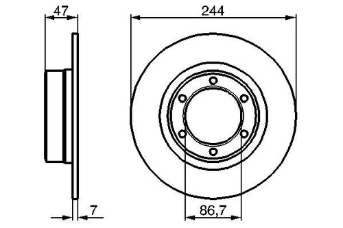 New brake disc for - 2x,