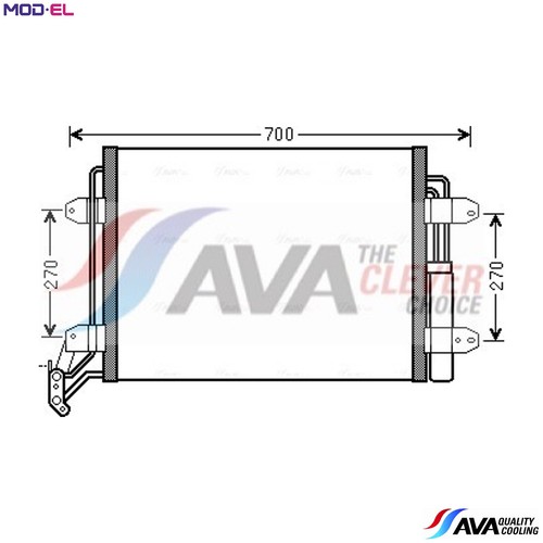 Condenser air conditioning - condenser,