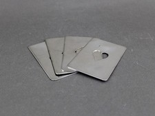 Antique silverplate ace cards
