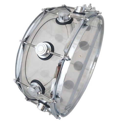 Acrylic snare drum clear - clear,