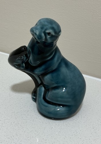Poole pottery otter fish - poole,