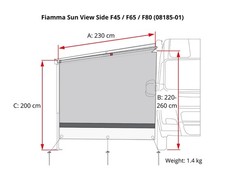 Fiamma Sun View Side Panel for
