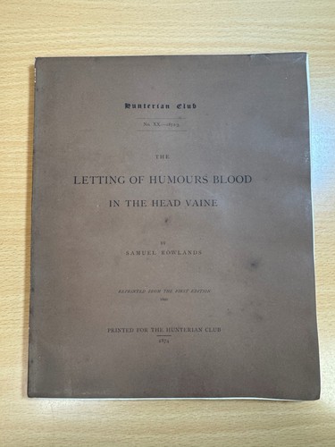 The letting humours - letting, of