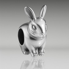 Cute Easter Bunny Rabbit Bead