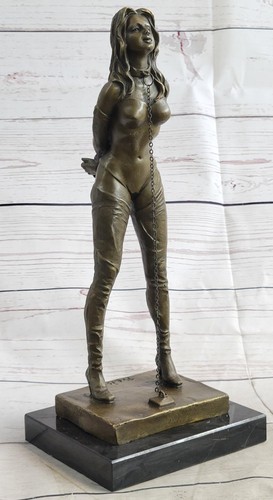 Bound beauty bronze sculpture - bound, beauty: