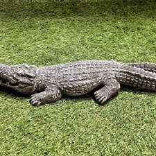 Concrete Crocodile Garden Ornament Frost Protected Statue
