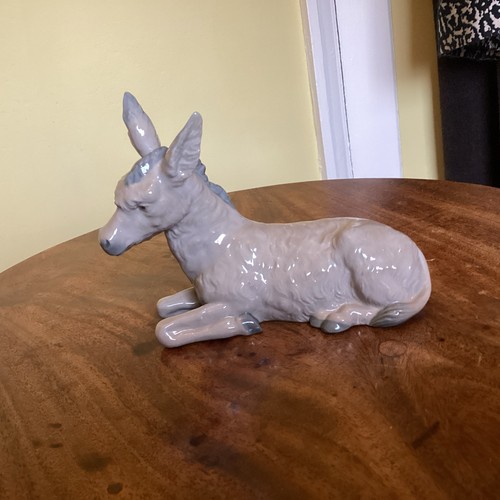 Nao lladro nativity donkey - nativity,
