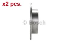 X2 PCS REAR BRAKE DISC ROTOS X2 PCS SET 0 986 479 101 BOSCH I
