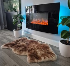 Natural Sheepskin Rug Brown