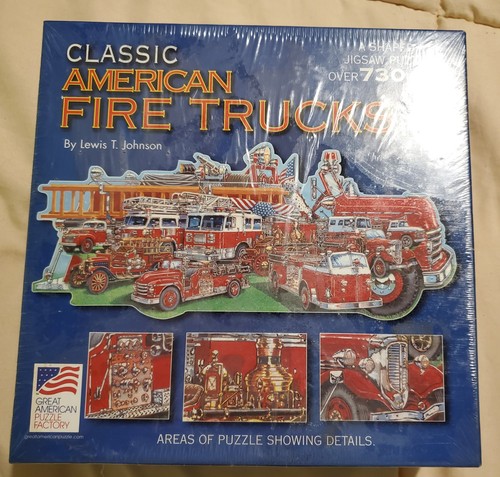 Classic american fire trucks - american,