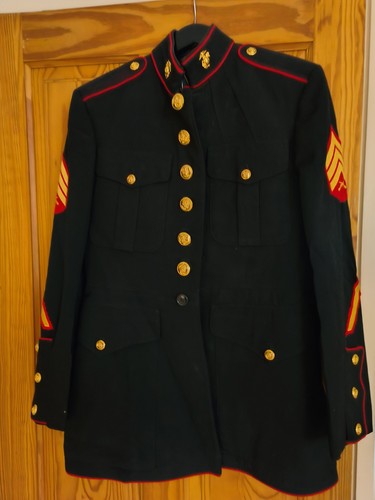 Vintage marines dress blues - us,