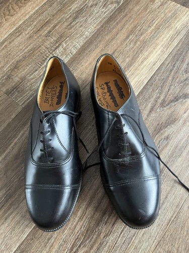 Raf army mens black leather - or,