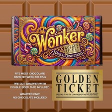 Wonker wrapper golden ticket - +,