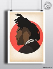 THE WEEKND - Minimalist Hip Hop Heads Poster Minimal Posteritty Art Abel XO Rap