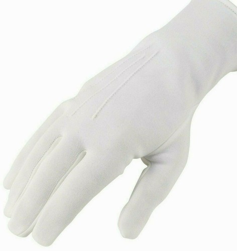 Unisex white gloves masonic - unisex,