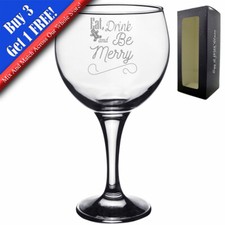 Engraved Novelty Christmas Gin