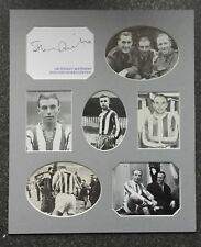 STANLEY MATTHEWS STOKE CITY SIGNED CARD DISPLAY 12x10 MOUNTED FOOTBALL COA SPT