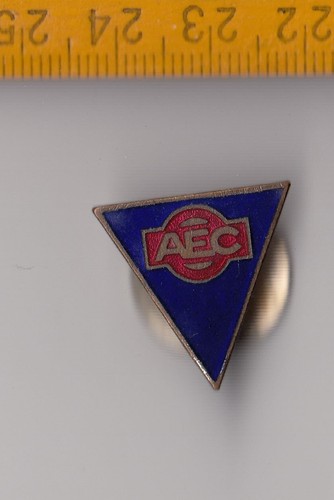 Vintage enamel aec - aec, lorry